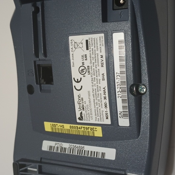 Verifone Omni 5100 Credit Card Processing Terminal No Cables - Picture 3 of 4